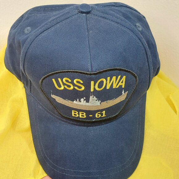 USS Iowa BB-61 US Navy Baseball Cap - Picture 10 of 10
